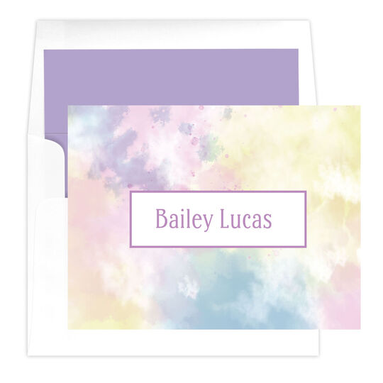 Bailey Tie-Dye Folded Note Cards